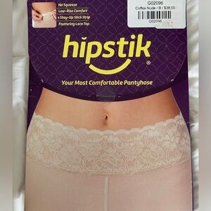 Lace Top Pantyhose - Coffee Nude